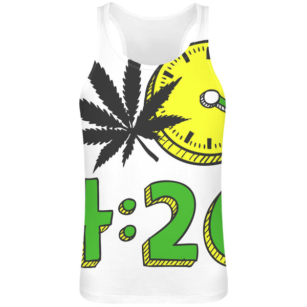 420 Cannabis Weed Leaf Design Tank
